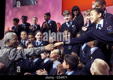 Nelson Mandela Stockfoto