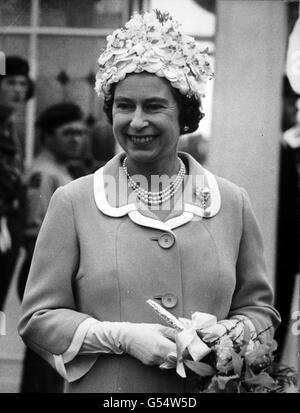 Royalty - Königin Elizabeth II - Isle Of Man Stockfoto