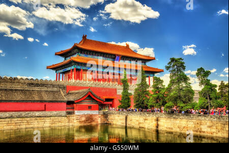 Tor der göttlichen könnte in die Verbotene Stadt - Beijing Stockfoto