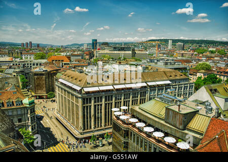 Juni 2016, urban Erfassung von Zürich, HDR-Technik Stockfoto