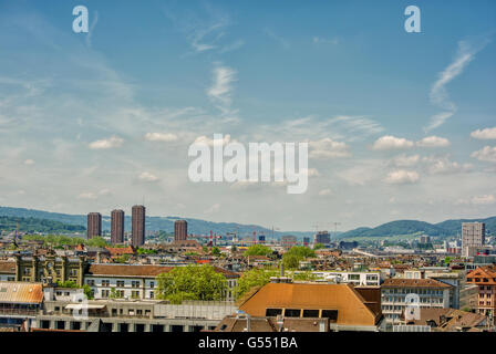 Juni 2016, urban Erfassung von Zürich, HDR-Technik Stockfoto