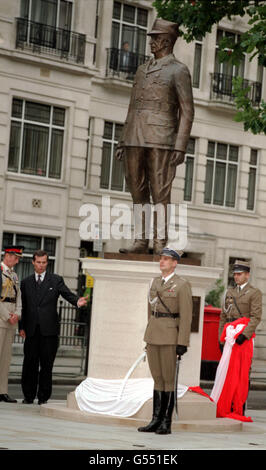 Sikorski-statue Stockfoto