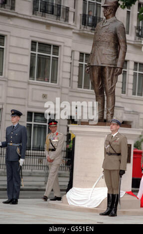 Sikorski-statue Stockfoto