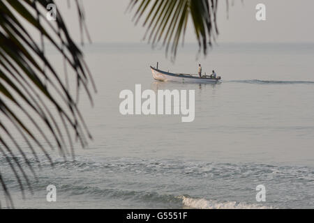 Goa, Indien - Strandleben 23. Oktober 2015 - in Goa am Strand von Anjuna Stockfoto