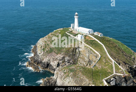 South Stack Leuchtturm Stockfoto