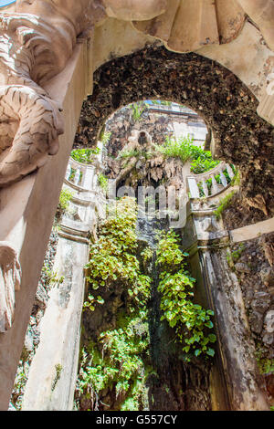 Genua, Italien - 2. Juni 2015: Detail vom Palazzo Lomellino in Genua, Italien. Es wurde 1563 zu Ehren des Nicolosio Lomellino gebaut Stockfoto