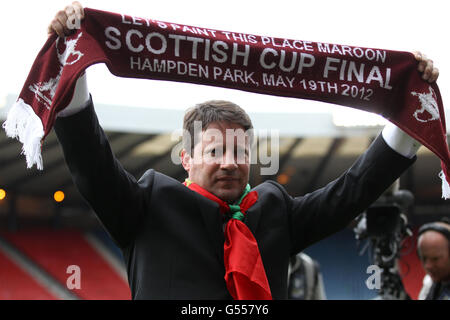 Fußball - William Hill Scottish Cup Finale - Hibernian V Heart of Midlothian - Hampden Park Stockfoto