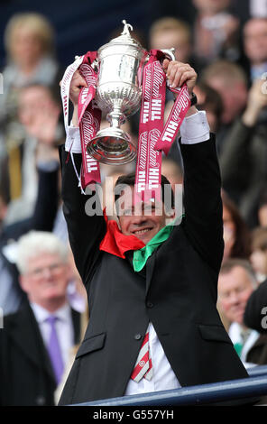 Fußball - William Hill Scottish Cup Finale - Hibernian V Heart of Midlothian - Hampden Park Stockfoto