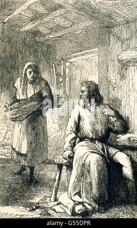 König Alfred der große, König von Wessex von 871 bis 899 Stockfotografie - Alamy