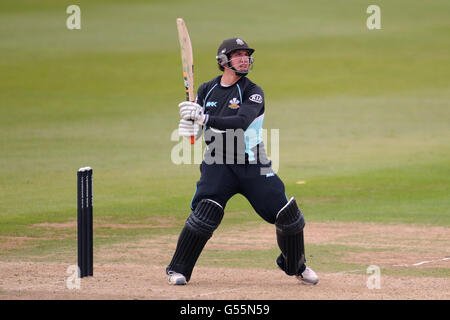 Cricket - Clydesdale Bank 40 - Gruppe B - Surrey Lions / Durham - The Kia Oval. Zafar Ansari, Surrey Lions Stockfoto