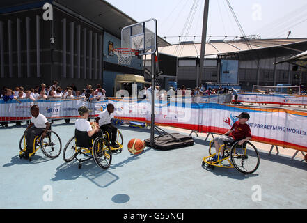 Sport - 2012 BT-Paralympic World Cup - Tag zwei - Manchester regionale Arena Stockfoto