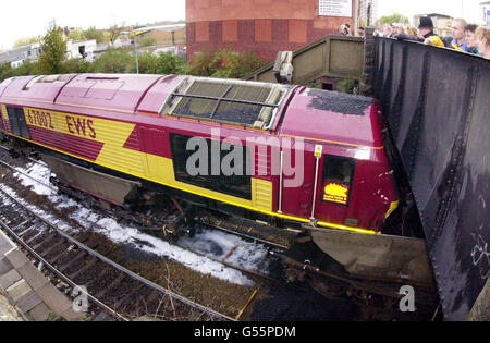 Bristol Absturz Eisenbahnbrücke Stockfoto