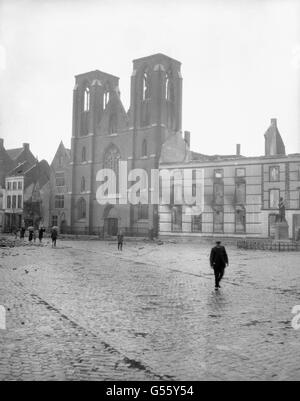 World War One - im Westen nichts neues - Termonde Stockfoto