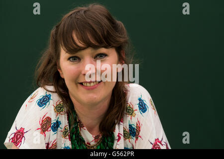 M G Leonard, englische Schriftsteller Autor Schriftsteller. EC-Roman für Kinder: "Käfer Boy". Das Hay-Festival der Literatur und der Künste, Hay on Wye, Powys, Wales UK, 1. Juni 2016 Stockfoto