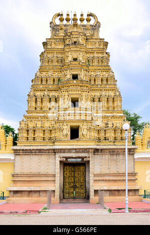 Sri Bhuvaneshwari Tempel in Mysore Palast Stockfoto