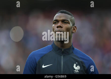 Lille, Frankreich. 19. Juni 2016. Pogba im Fußballspiel der Euro 2016 in Frankreich zwischen der Schweiz und Frankreich im Stade Pierre Mauroy am 17. Juni 2016 in Lille. Bildnachweis: Marco Iacobucci/Alamy Live-Nachrichten Stockfoto