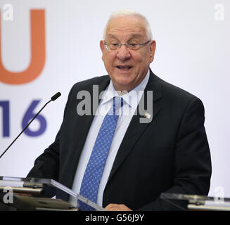 Brüssel, Belgien. 21. Juni 2016. Präsident von Israel Reuven Rivin im Europäischen Rat Brüssel Belgien Credit: Leonardo Hugo Cavallo/Alamy Live-Nachrichten Stockfoto