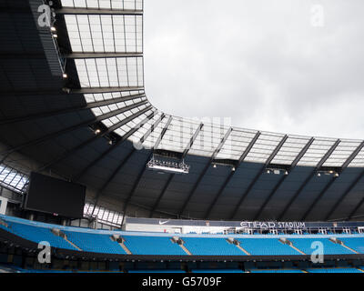 Etihad Stadium Haus der Stadt Fußballverein Manchester UK Stockfoto