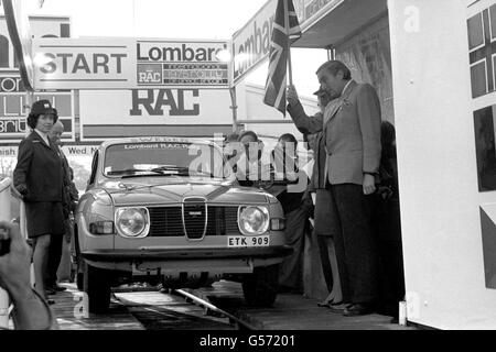 Rallye - Lombard RAC Rally - York, Großbritannien Stockfoto