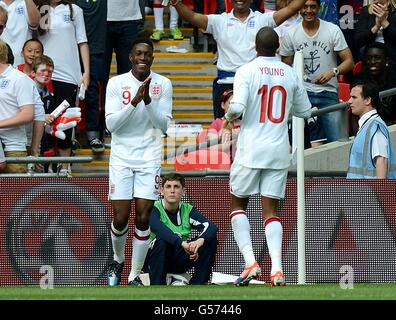 Fußball - internationale Freundschaftsspiele - England V Belgien - Wembley-Stadion Stockfoto