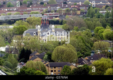 London 2012-Vorbereitungen Stockfoto