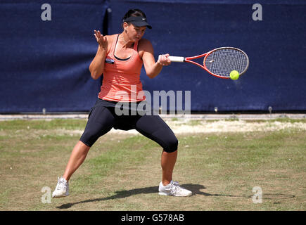 Tennis - AEGON Classic 2012 - Tag drei - Edgbaston Priory Club. Der Australier Casey Dellacqua ist am dritten Tag der AEGON Championships im Edgbaston Priory Club, Birmingham, in Aktion. Stockfoto