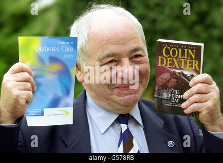 Diabetes Tag Colin Dexter Stockfoto