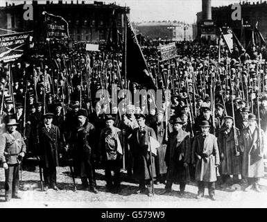 Kriege und Konflikte - die russische Revolution- Stockfoto