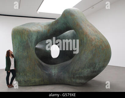 Henry Moore-Ausstellung Stockfoto