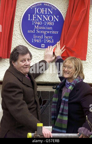 Lennon Plaque Stockfoto