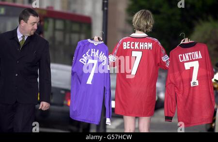 Fußball Auktion Bonhams Stockfoto