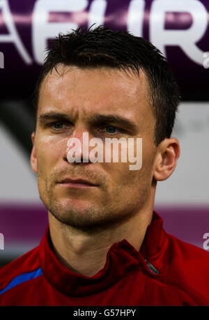 Fußball - UEFA Euro 2012 - Gruppe A - Russland vs. Tschechische Republik - städtisches Stadion Wroclaw Stockfoto