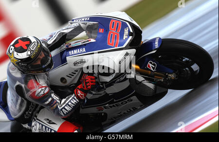 Motorrad - 2012 Hertz British Grand Prix - Tag eins - Moto-GP - Silverstone Stockfoto