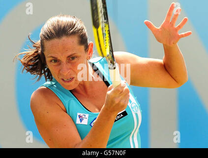 Tennis - AEGON Classic 2012 - Tag fünf - Edgbaston Priory Club. Die italienische Roberta Vinci ist am fünften Tag der AEGON Championships im Edgbaston Priory Club, Birmingham, in Aktion. Stockfoto