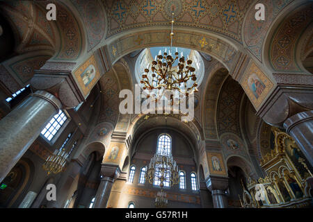 Innenausstattung der Uspenski Kathedrale in Helsinki Stockfoto