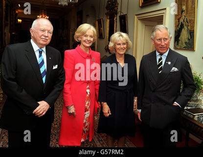 Der Prince Of Wales trifft der Generalgouverneur von Australien Stockfoto