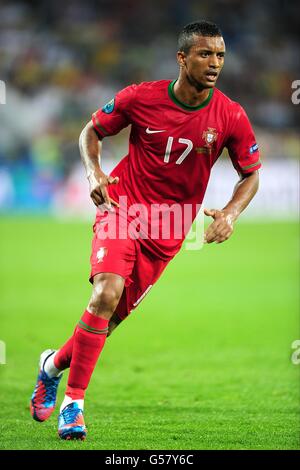 Fußball - UEFA Euro 2012 - Gruppe B - Deutschland gegen Portugal - Arena Lviv. Luis Nani, Portugal Stockfoto