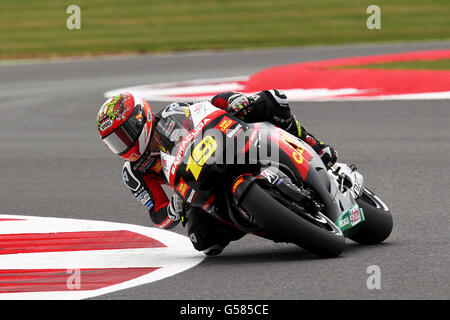 Motorrad - 2012 Hertz British Grand Prix - Tag zwei - Qualifikation - Moto GP - Silverstone Stockfoto