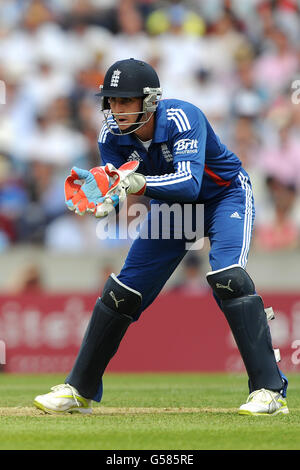 Cricket - Second NatWest One Day International - England / Westindien - The Kia Oval. England Wicketkeeper Craig Kieswetter Stockfoto