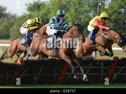 Pferderennen - Damen Abend - Huntingdon Racecourse Stockfoto