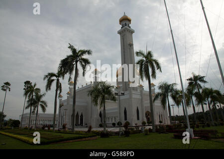 Sultan Omar Ali Saifuddin Moschee in Bandar Seri Begawan - Brunei Stockfoto