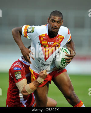 Rugby League - Stobart Super League - Salford Stadt rot V Katalanen Drachen - Salford-City-Stadion Stockfoto