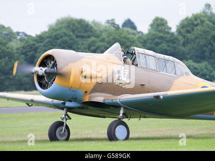 Oldtimer-Flugzeuge RAF Cosford Flugschau Stockfoto