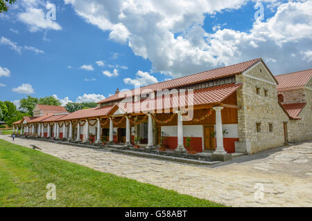 die Neuerstellung römische Stadt Carnuntum bei Wien, Österreich Stockfoto