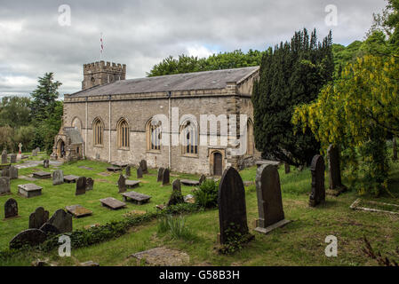 Kirche von St. James Clapham Yorkshire Dales Stockfoto