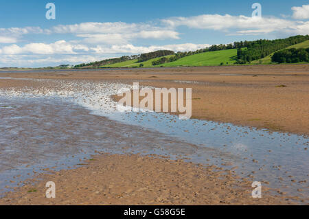 Wattenmeer bei Loch Flotte - Sutherland, Schottland. Stockfoto