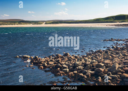 Melvich Strand - Nord Sutherland, Schottisches Hochland. Stockfoto