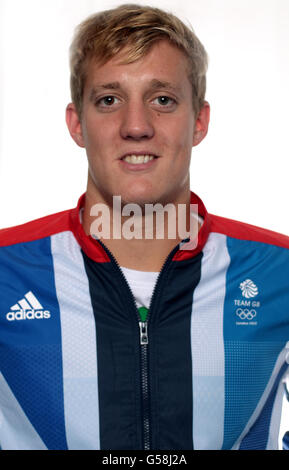 Olympische Spiele - Olympiade 2012 in London - Team GB Kitting heraus - schwimmen - Loughborough Universität Stockfoto