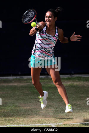 Tennis - AEGON Classic 2012 - Tag drei - Edgbaston Priory Club. Die britische Heather Watson ist am dritten Tag der AEGON Championships im Edgbaston Priory Club, Birmingham, in Aktion. Stockfoto