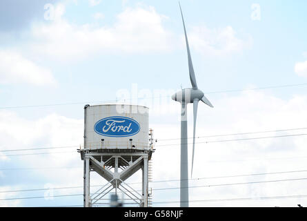 Ford Mitarbeiter Bühne 24-stündigen Ausstand Stockfoto